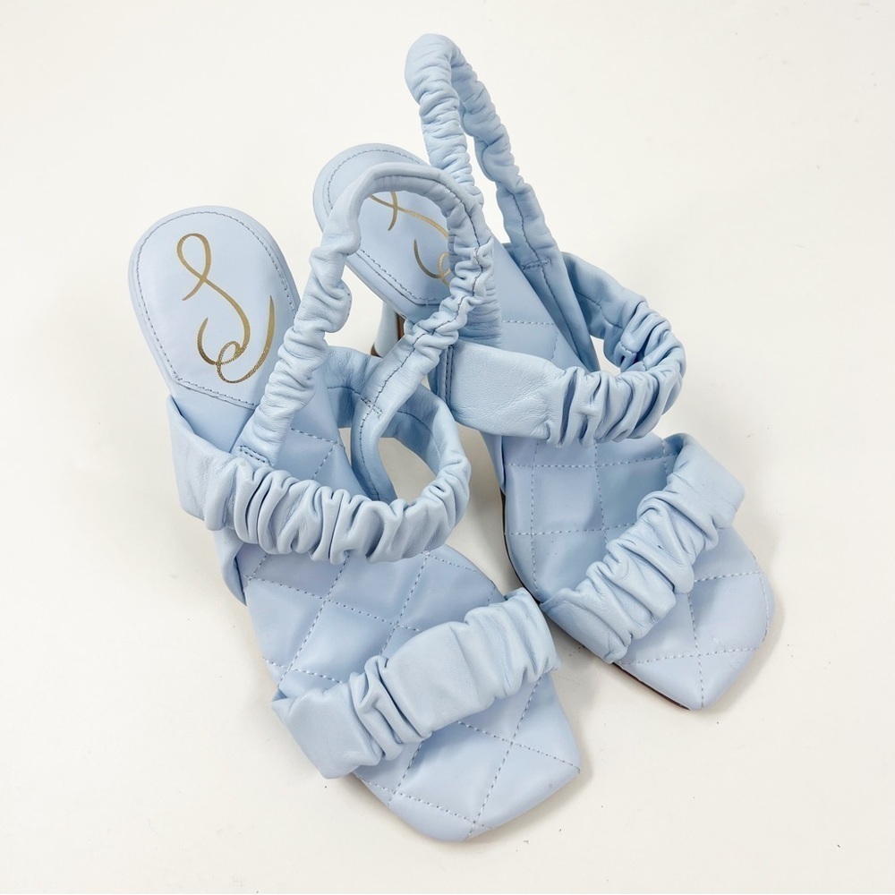 ✅ Sam Edelman Marlena IN RIVERIA BLUE SIZE 7.5‎ SPRING SUMMER HEEL EASTER - Picture 6 of 12